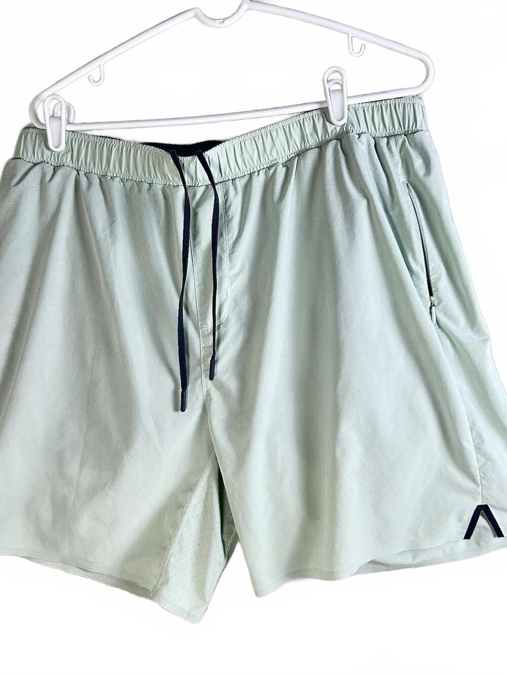 Rhône 7” Swift Short Seafoam Green Mens XL Gym Running Active Travel Lined